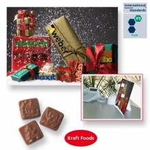 Adwentowy kalendarz z LOGIEM - czekoladki Kraft Foods